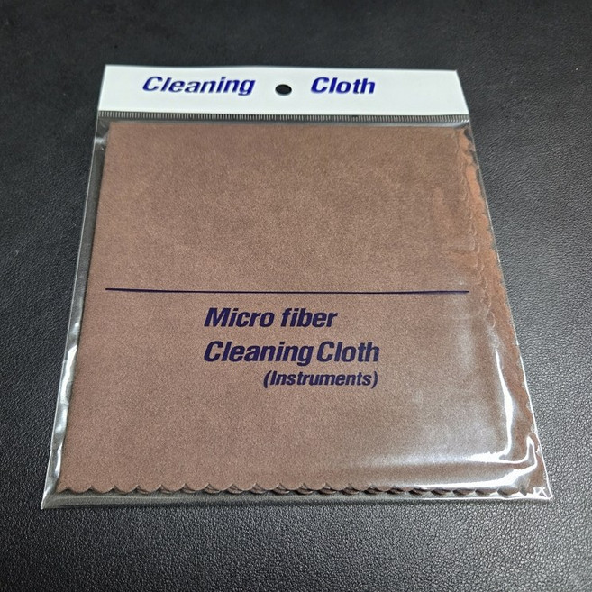 BGM 국산 악기 청소용 극세사 융 천 수건 클리너, 1개, 밤색