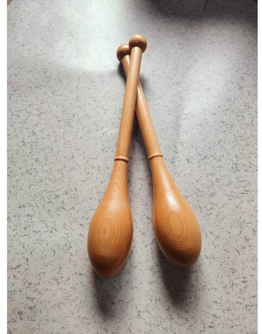 나무곤봉 스포츠 나무 학교 어깨 팔 운동 곤봉 체조 운동회 저글링, 1개