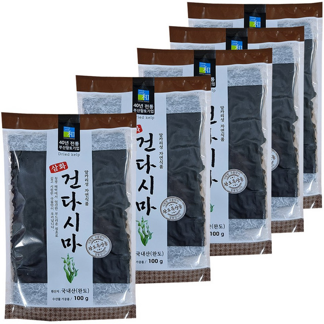 [삼화해조류]완도산 건다시마 100g 특산품 A등급원초 진한국물 무공해, 1개