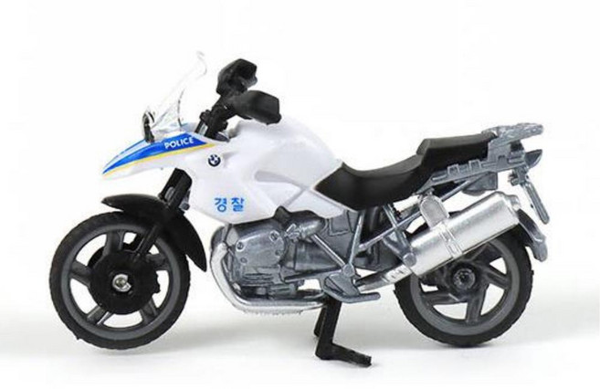 미니 장난감 모형 경찰 오토바이 완구 미니오토바이 남아장난감 두 어린이, 1개