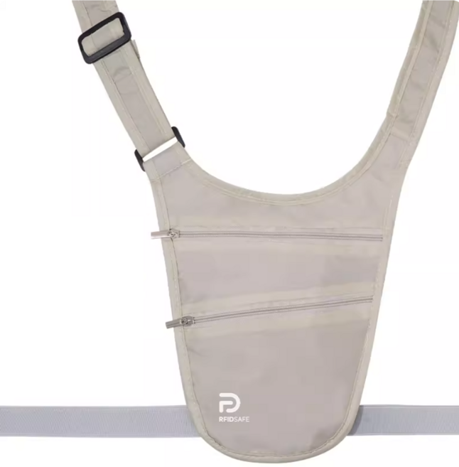 도난방지 가방 해외여행 소매치기방지 여권 카드 지갑 크로스백 편안한끈