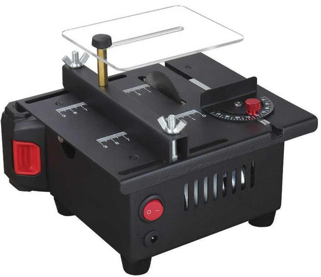 원형톱 작업대 모델 앵글 테이블쏘 톱다이 절단 다이 공방 목공 전기 플러그형 기본형 세트, 플러그형 각도형+4종 톱날 세트, 1개