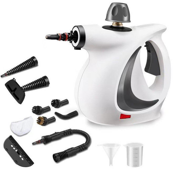 새벽 12종 세트 고온 고압 스팀 청소기 가정용 주방 에어컨 기름때 제거기 다용도 세척기, Q399