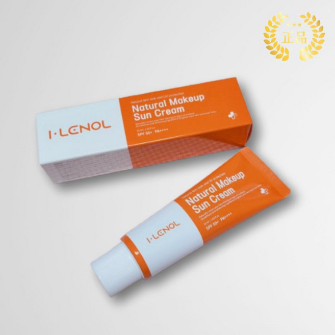 [정품] I.LENOL 쌩얼 톤업크림 SPF 50+ PA++++/ 자외선차단 비비크림 메이크업베이스 겸용 톤업로션, 1개, 22~23호