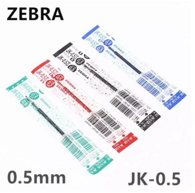 ZEBRA 斑馬 JK-0.5 中性筆芯 0.5mm, 1個, 藍
