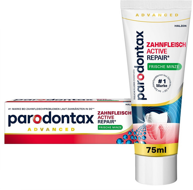 파로돈탁스 독일 액티브 잇몸 복구 치약 불소 함유 75ml 3개