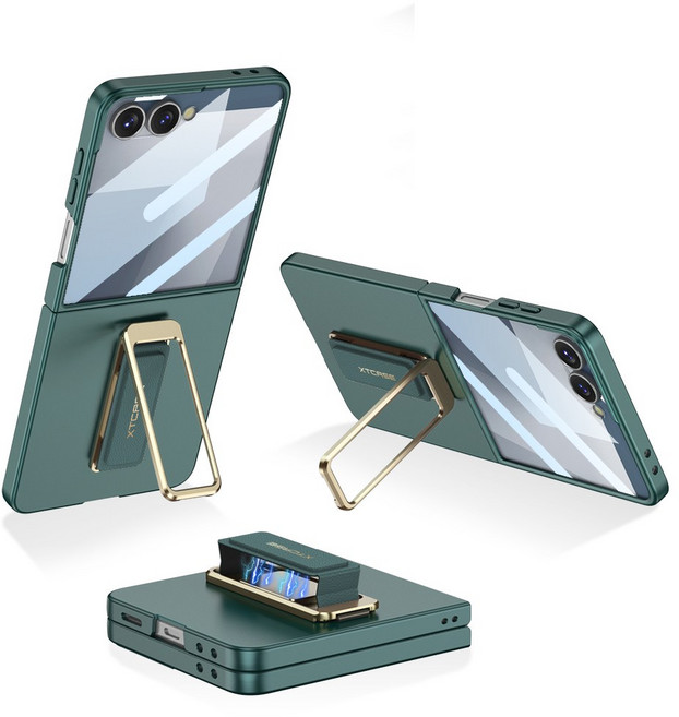 YINUO 갤럭시 z플립7 그립 스탠드 케이스