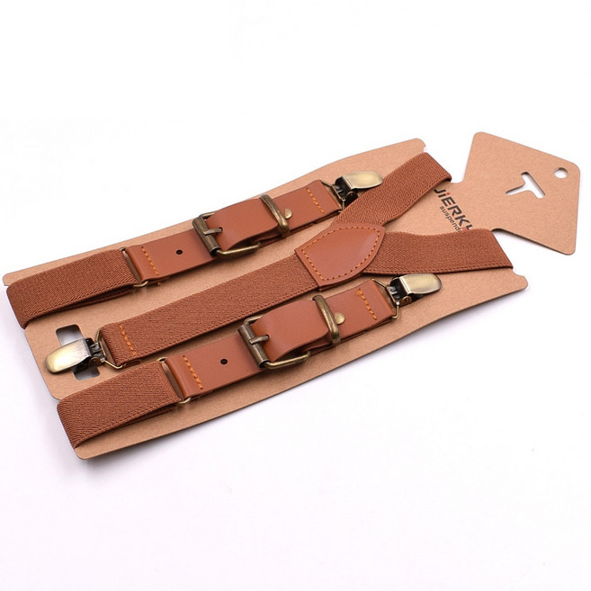 루나버블 브라운 갈색 멜빵 서스펜더 Y형 남자 남성 아동 남아 여아 키즈 어린이 유치원 어린이집 선물 결혼식 행사 촬영 발표 공연 단체 튼튼한 눈썰매 스키 보드 패딩바지 멜빵벨트