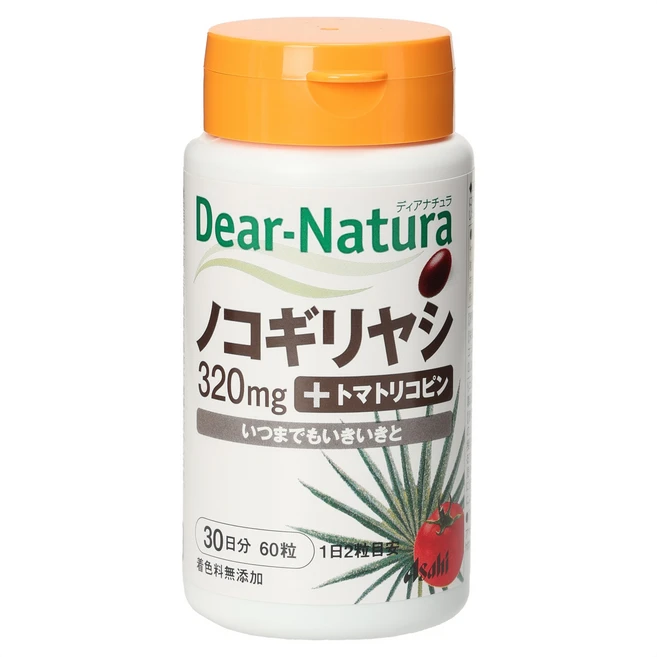 Asahi 디어 내츄라 톱야자 320mg 캡슐, 1개, 60정 - 쿠팡