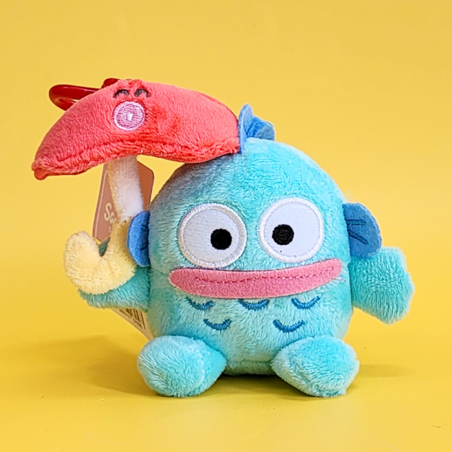 BSC 산리오 레인 우산 미니 인형 키링 열쇠고리 가방고리 키홀더 가방장식 가꾸 캐릭터인형, 1개, 2. 한교동 레인 키링, 8cm