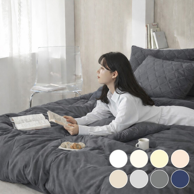 데시뉴 뉴노멀 항균 다운필 간절기 사계절 차렵이불 세트