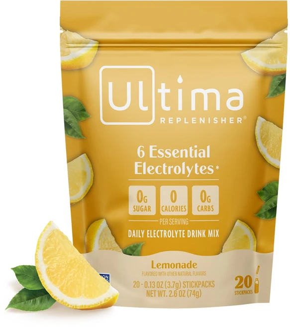 얼티마 리플래니셔 전해질 분말 음료 20 스틱팩 레몬네이드 맛, 1개 - 쿠팡