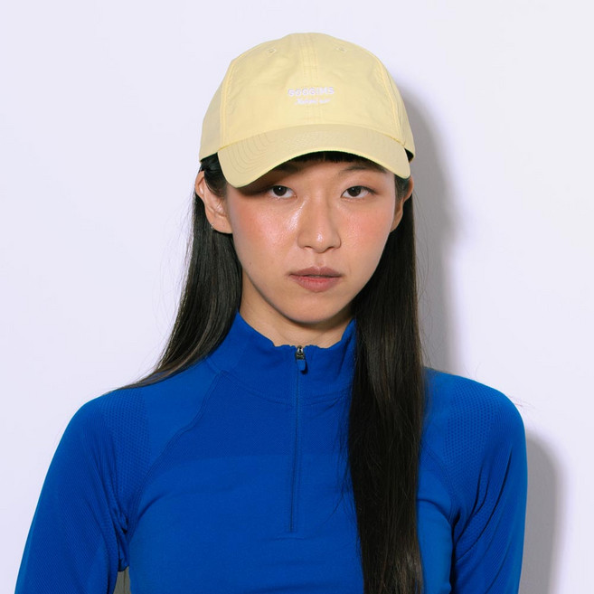 [방수가능]구김스 서핑 데일리 로고 볼캡 +카탈로그포함, Regular fit, 라이트옐로우(LIGHT YELLOW)