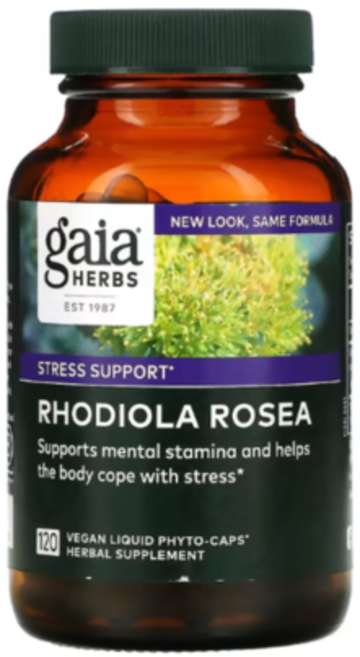 가이아 허브 Gaia Herbs 홍경천 비건 액상 Phyto Caps 120정, 1개