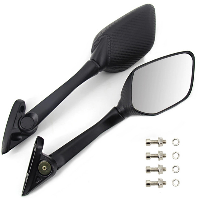 데일리쇼핑 XMAX PCX NMAX 존테스 R3 카본 백미러 호환, 1세트