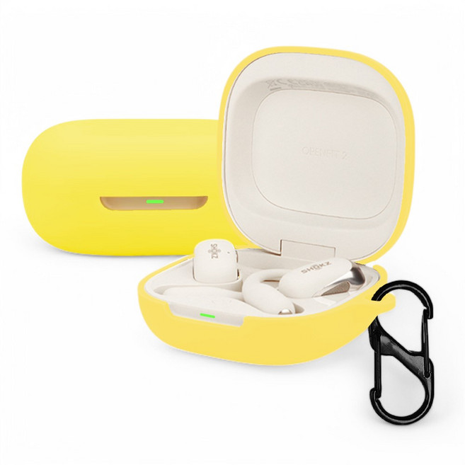 샥즈 오픈핏 2 컬러 하우징 케이스, 옐로우, 1개