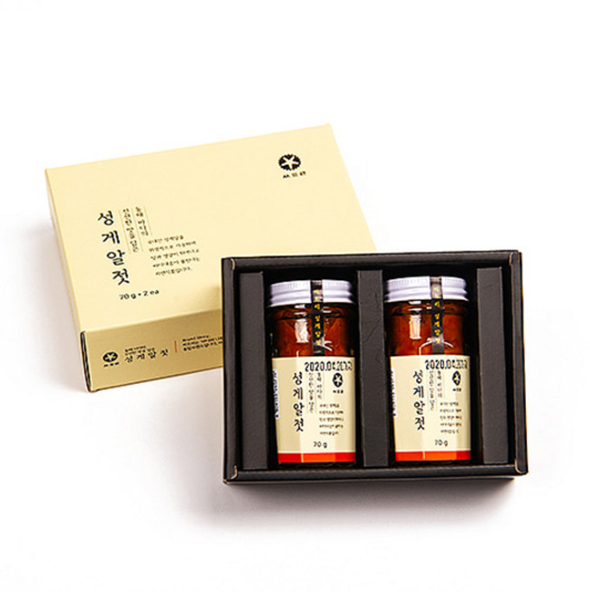씨트리 성게알젓(병) 선물세트[70g*2ea], 2개, 70g