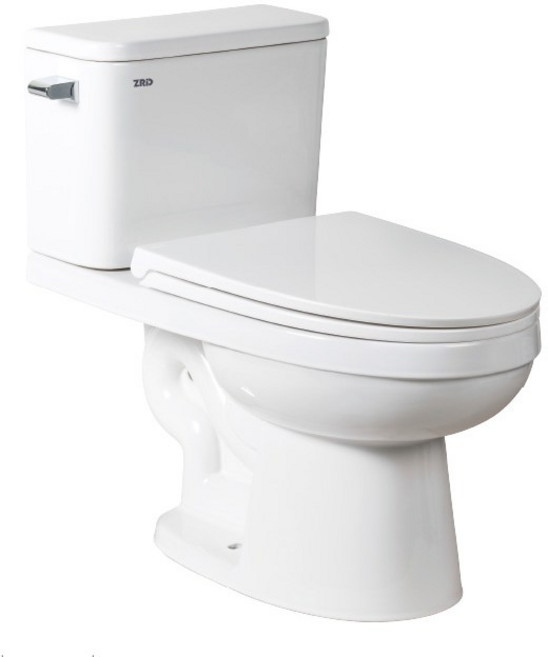 지리드 ZC-204 변기 투피스 특대형 양변기 전국 시공 비데 설치 가능, 화이트