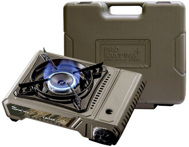 PRO KAMPING 領航家 TANK 防風卡式爐, 1個, 卡式爐 X4100 II代