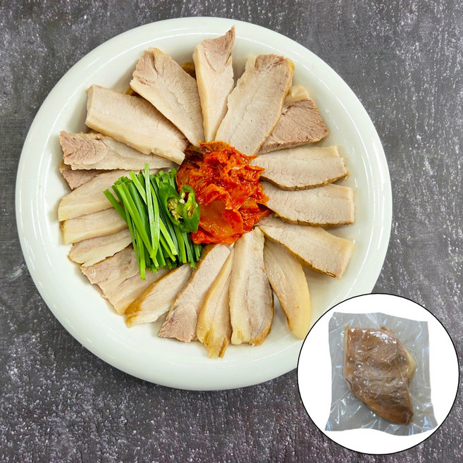 가브리살수육 보쌈수육 돼지고기수육, 200g, 1개