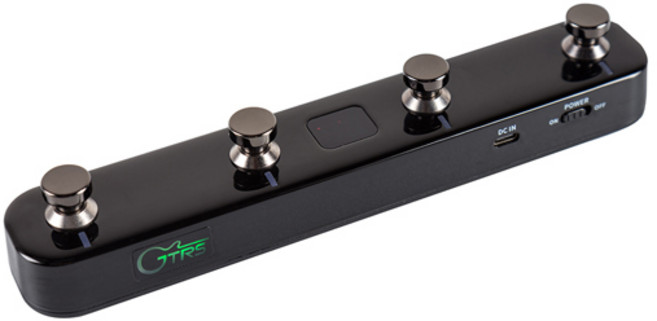 무어 GWF4 무선 풋스위치 스위치 페달 컨트롤러 프라임 P1 스마트 기타 및 Gtrs 일렉트릭 기타용 이펙터, black, 1개