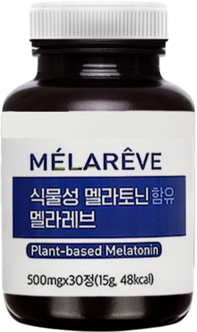 식물성 멜라토닌 테아닌 이노시톨 식약청 haccp 인증, 1개, 30정