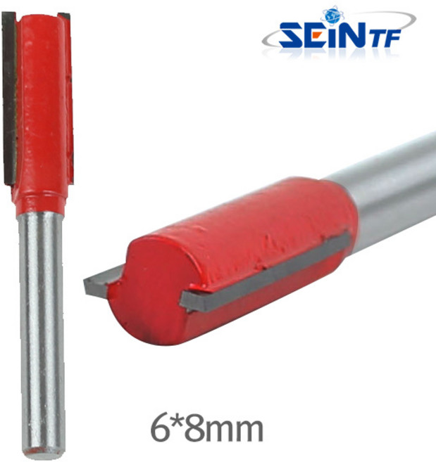 세인티에프 트리머비트 8mm 평비트 루터날 루터비트 목공 드릴, 1개