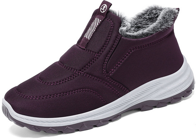 꾸꾸지민 가볍고 따뜻한 데일리 털 운동화 겨울 슈즈 기모 슬립온