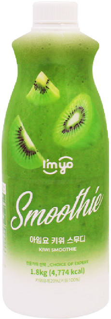 아임요 키위 스무디 1.8kg, 1개, 1.8L