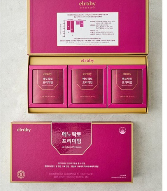 휴온스엔 엘루비 메노락토 프리미엄 갱년기 유산균, 90정, 1개