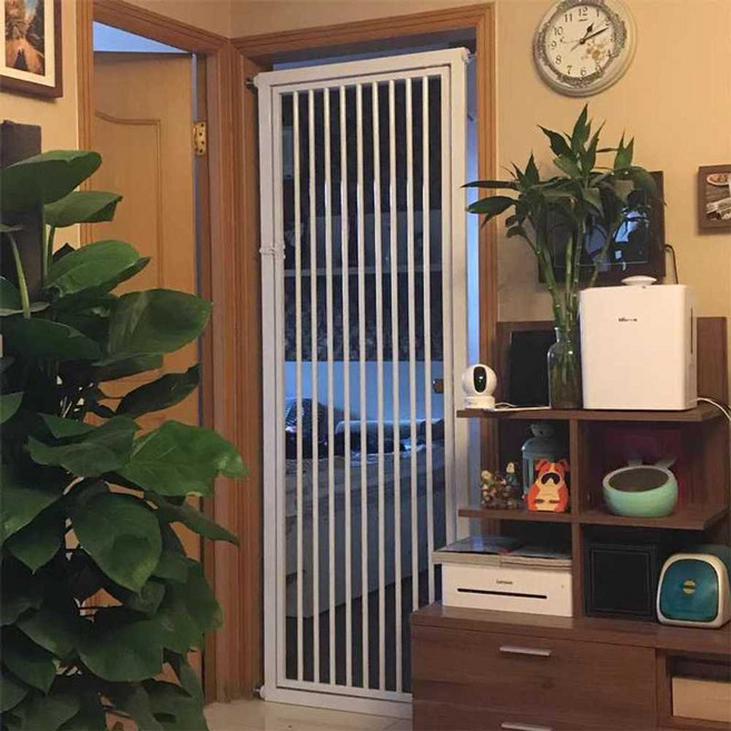 펫도어 방묘문 펜스 울타리 고양이문 방문 방묘창 2m, 높이 200cm  문 너비 77-82cm, 1개