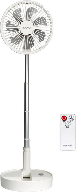 넥소버 접이식 리모컨 무선 탁상용 미니 캠핑 선풍기 NFP-03A