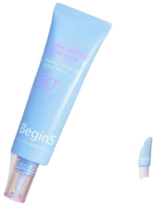 비긴스 바이 정샘물 블루 캐모마일 히알루론산 퍼플 톤업 선크림 + GIFT