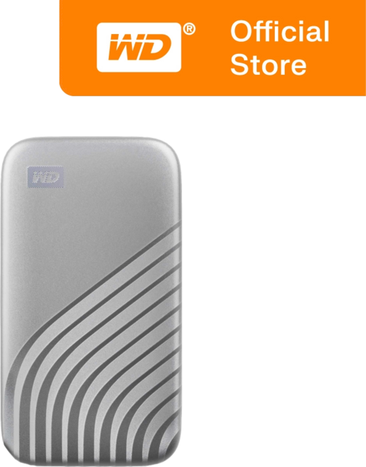 WD My Passport SSD, 1TB, Silver