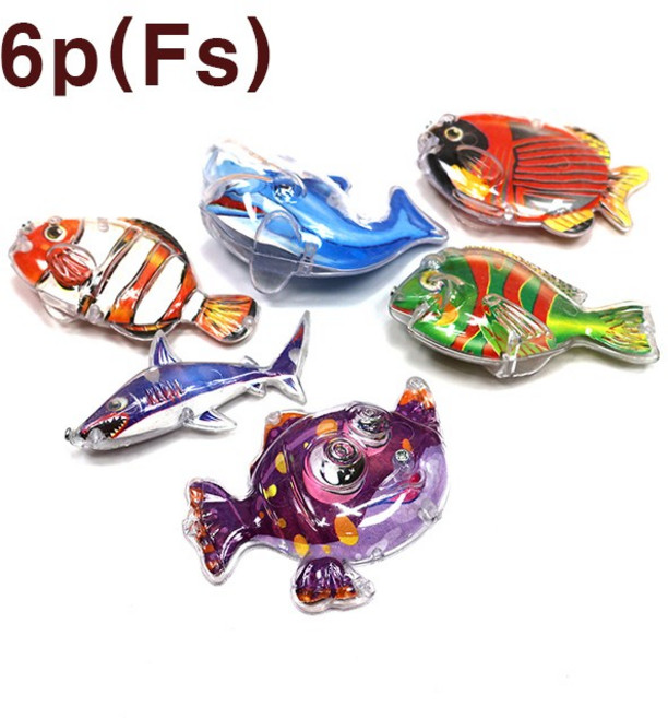 6p Fs 자석 낚시놀이 열대어 물고기, 6p(Fs)물고기