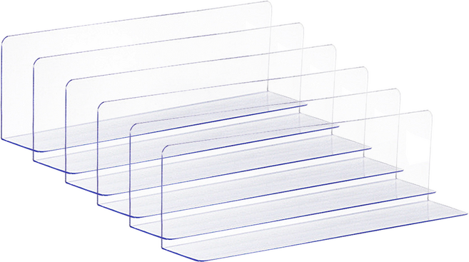 리브문 쇼파 밑 틈새 미니 가림막 40cm * 3cm * 12cm, 투명, 6개