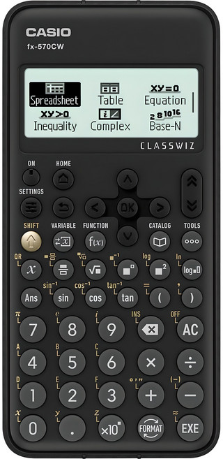 카시오 공학용계산기, FX-570CW, 1개
