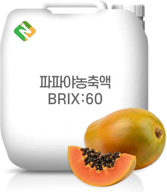 파파야농축액 60Brix 20kg, 1개