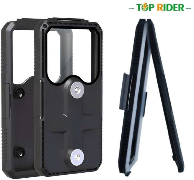 탑라이더 3세대 오토바이 배달대행 방한 열선 방수케이스 고속충전 열선온오프 스위치장착 아이폰 갤럭시 전기종호환 딱판 찍판, 마스터, C타입(열선X)