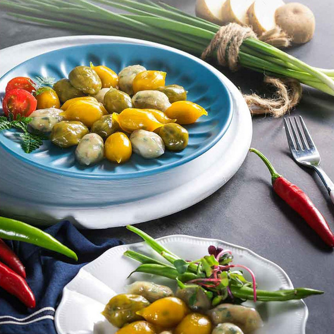 채식웰빙 비건 3색 새알 야채만두 1kgx2봉, 1개, 1kg