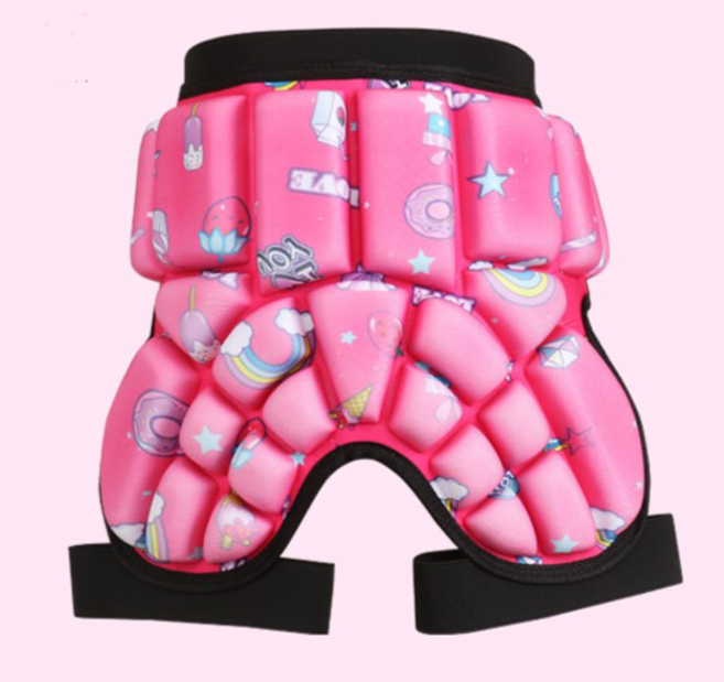 아빠빠키즈 어린이 엉덩이 보호대, 핑크, 1개
