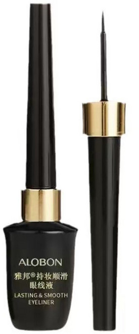 아이라이너 아이펜슬 리퀴드아이라이너 붓펜형 딥블랙 워터프루프 번짐방지 롱래스팅, 2개, 검은색