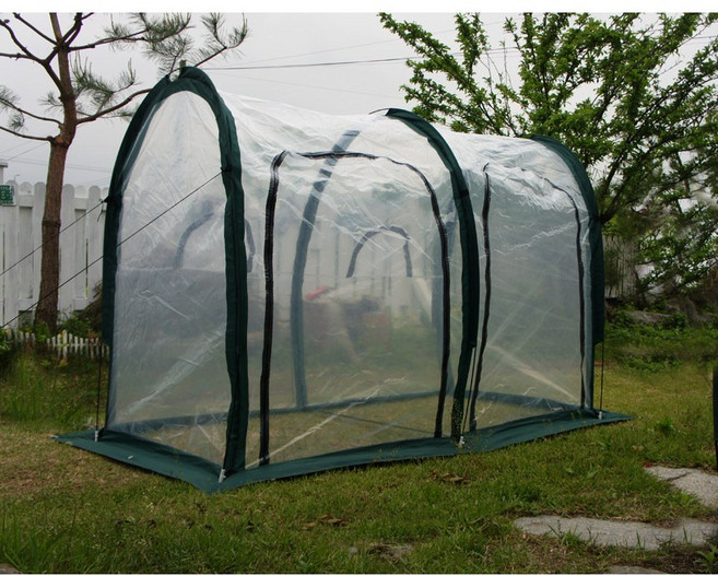 카멜 미니비닐하우스 원터치 소형 조립식, 높이확장형 1.5M