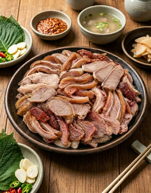 삶은 국내산 돼지머리고기 1kg 슬라이스 국밥용 편육 순대국용 머릿고기, 5kg, 1개