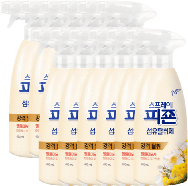 피죤 스프레이 옐로미모사, 490ml, 12개