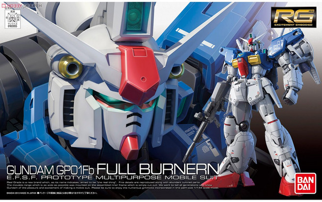 BANDAI 鋼彈UC RG 1/144 RX-78 GP01Fb 全方位推進型鋼彈 試作一號機, 1個