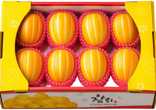 [백화점급] 프리미엄 꿀당도Brix 성주참외 과일선물세트, 1세트, 정품 2.5kg