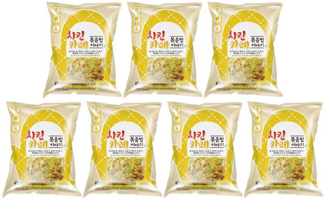 [치타마켓] 한우물 치킨카레볶음밥 300g 7개