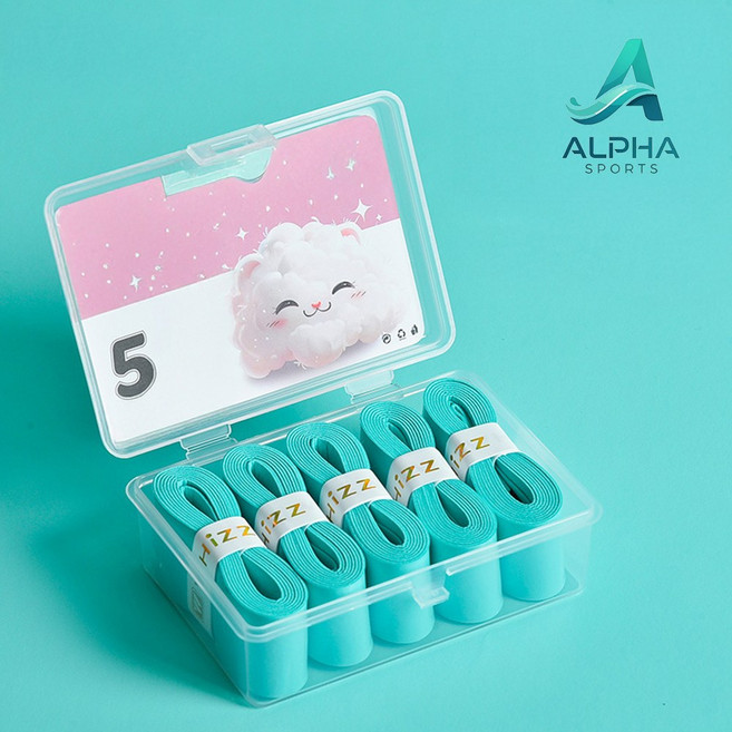 알파 배드민턴테니스 미끄럼방지 배드민턴오버그립, 10개, 그린