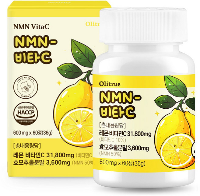 [정품] NMN-C 비타민C 천연NMN, 1개, 60정